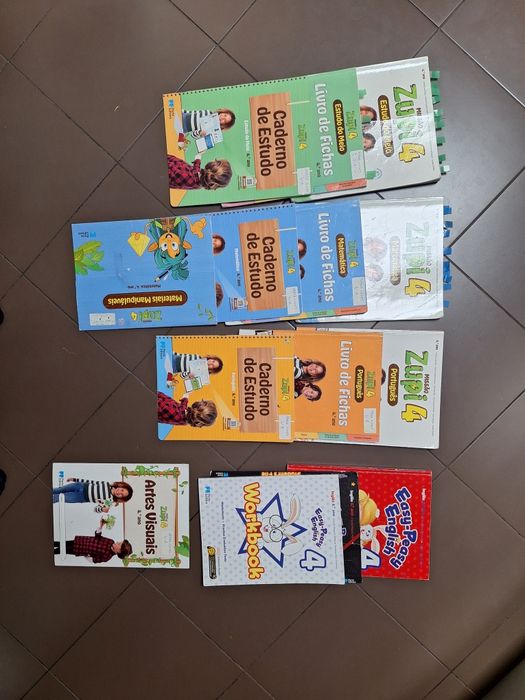 Manuais escolares e livros / cadernos de fichas Zupi 4 ano