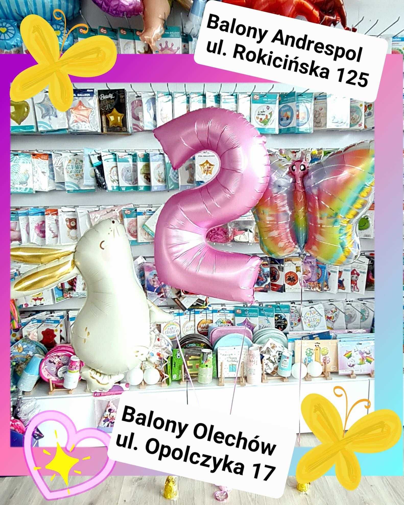 Balony napełnianie helem