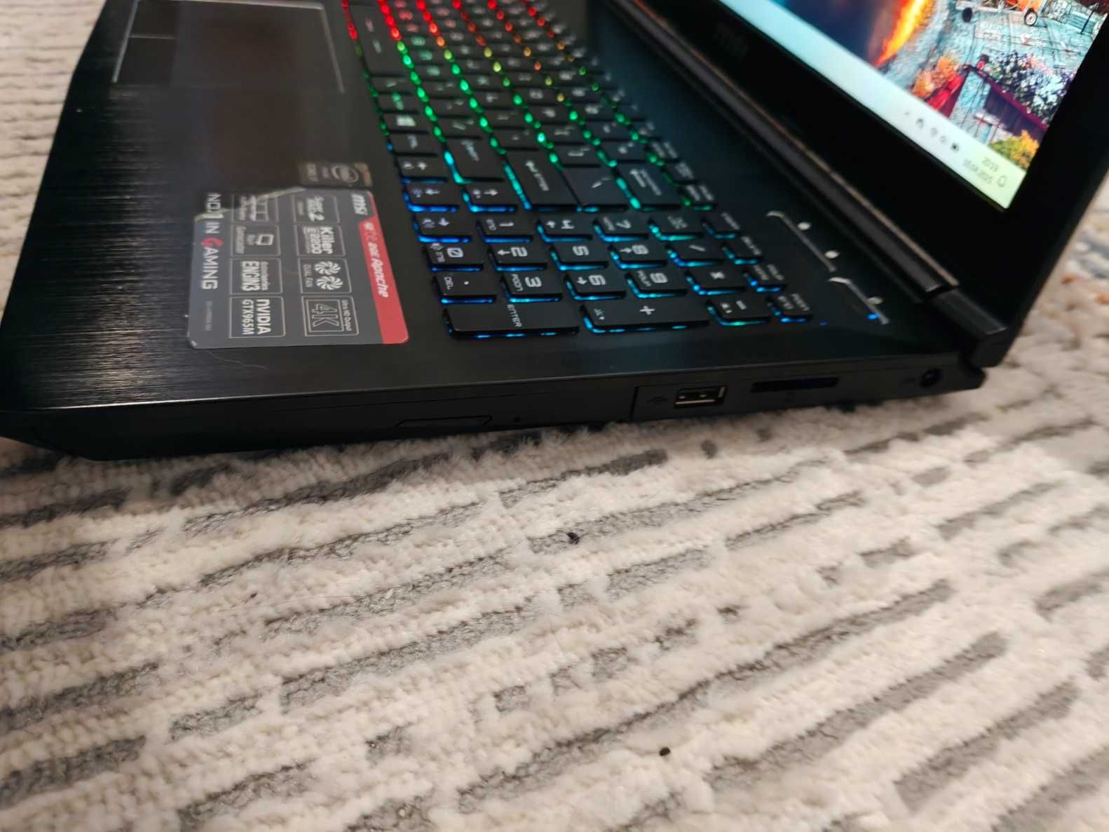 Laptop MSI GE 62 2QE Apache