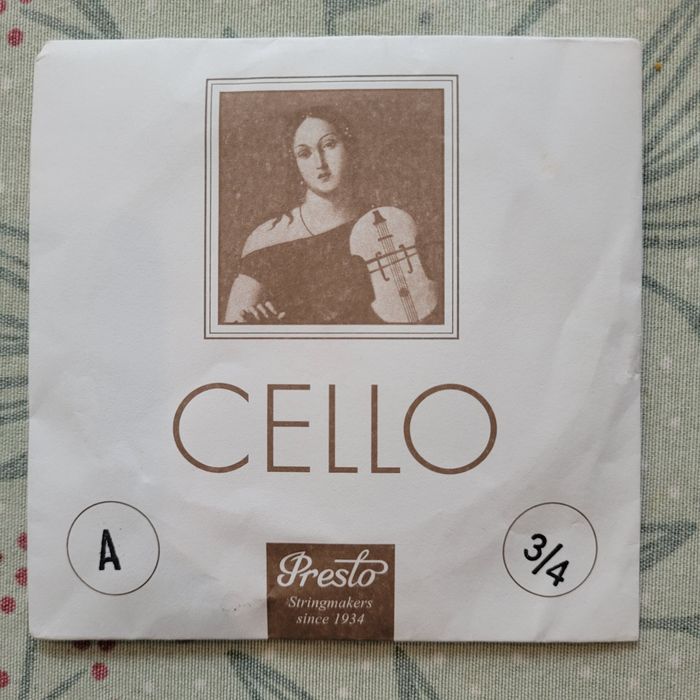 Struna do wiolonczeli 3/4