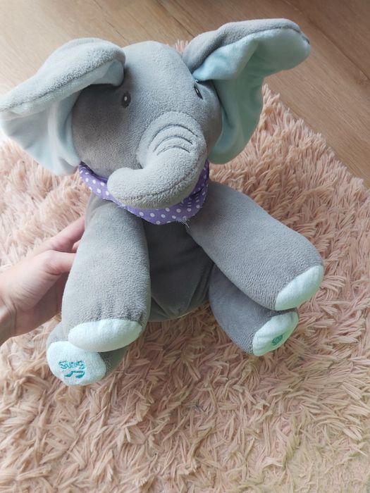 Interaktywny pluszowy słoń śpiewający