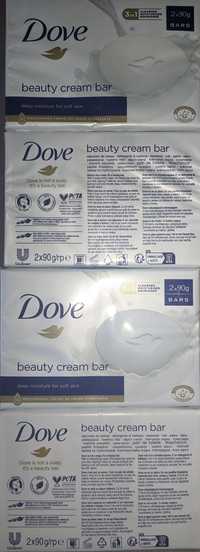 Mydło Dove w kostce 2*90g dwupak beauty cream bar 4 paczki po 2 sztuki