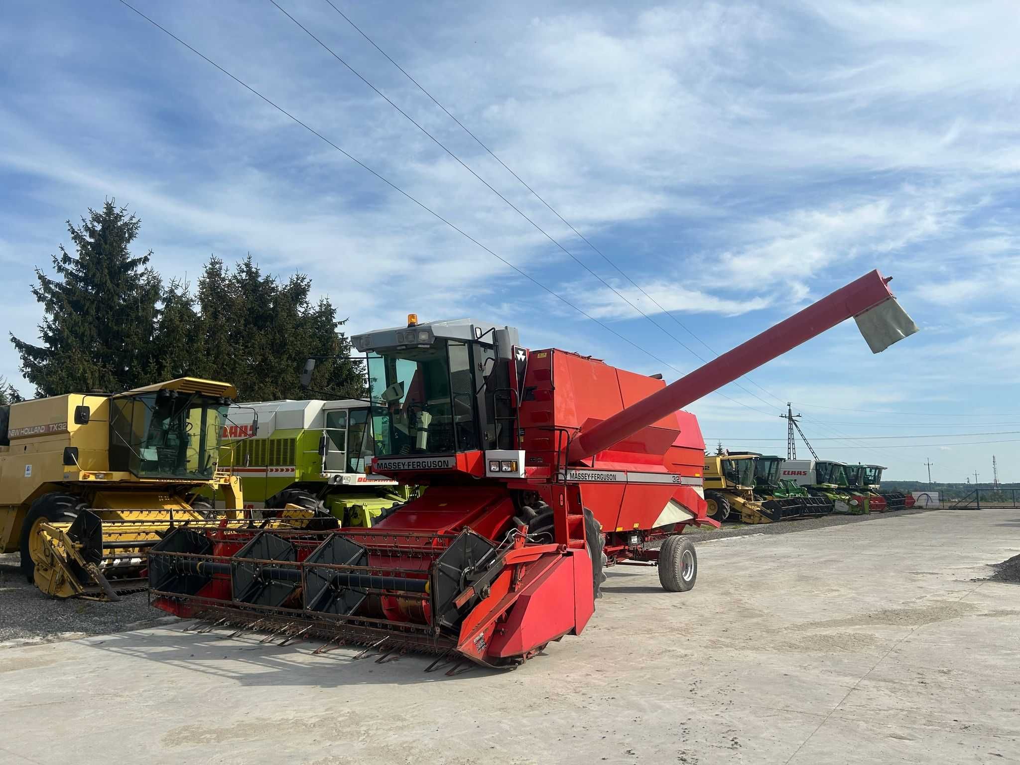 Kombajn zbożowy Massey Ferguson 32, klima, hydrostat, opony 800