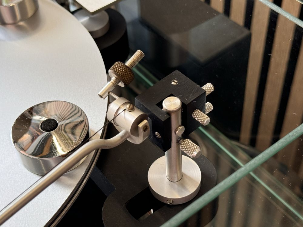 Gramofon Transcripton unikatowy transrotor szklo aluminium manualny