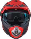 Kask motocyklowy dziecięcy enduro z goglami