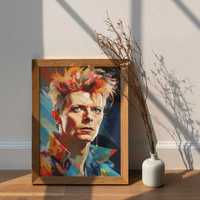 Plakat A3 stylizowany David Bowie