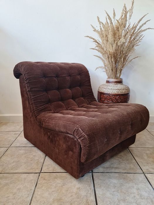 Fotel modulowy,wypoczynkowy ,vintage ,Niemcy lata 70,Mid-Century