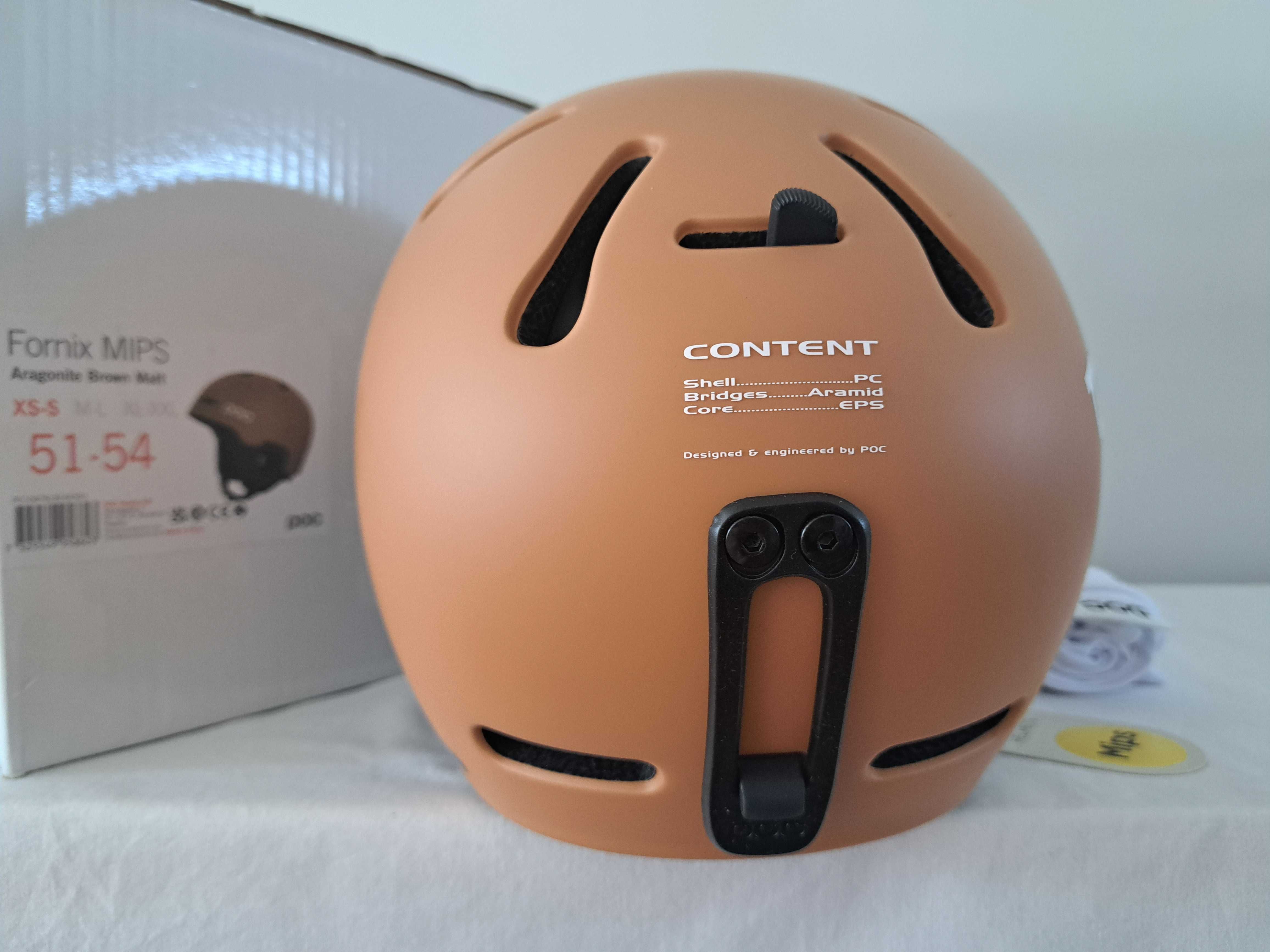 Kask narciarski POC Fornix Mips Aragonite Brown Matt XS/S 51-54cm