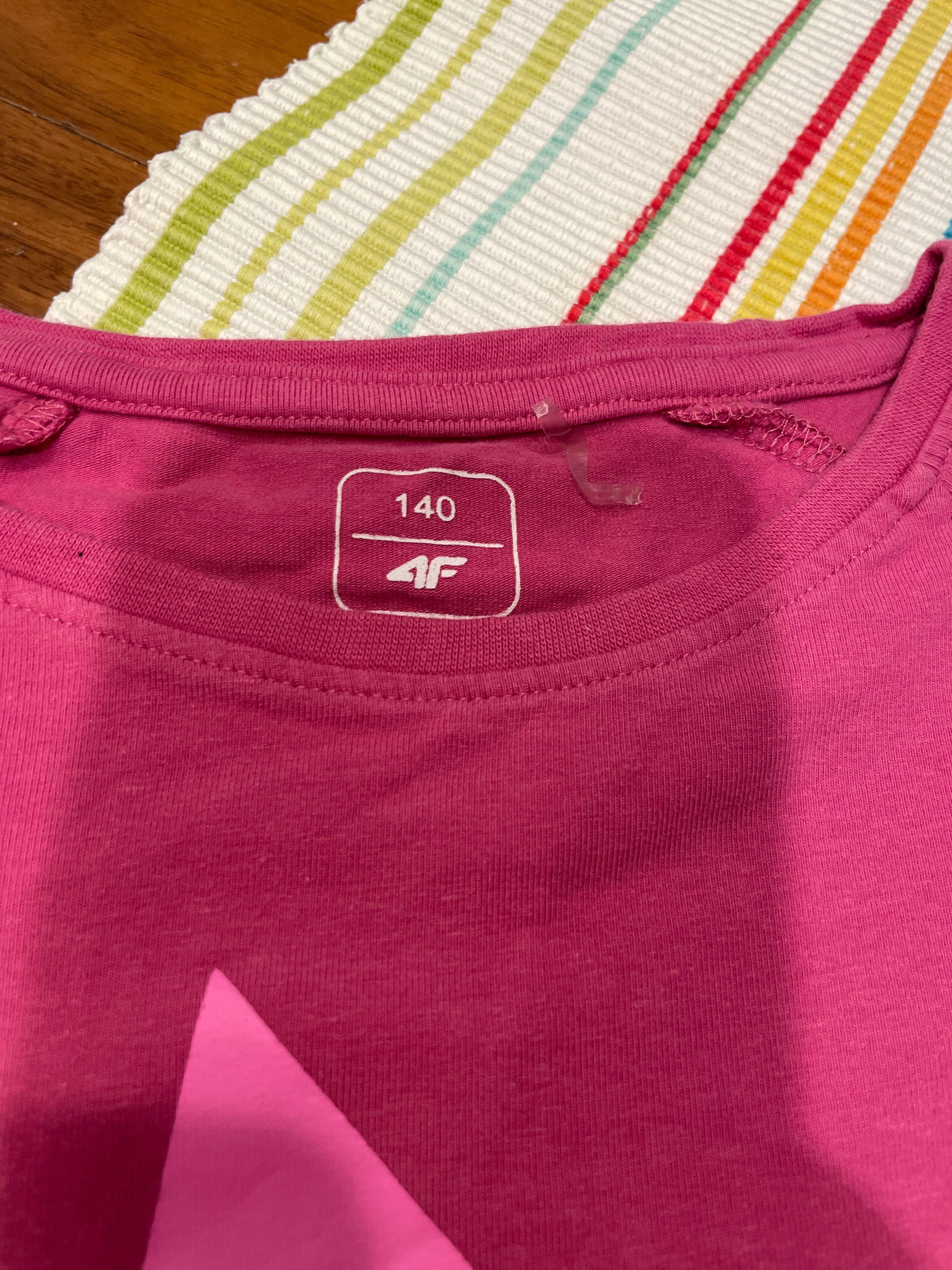 Różowa bluza 4F rozmiar 140