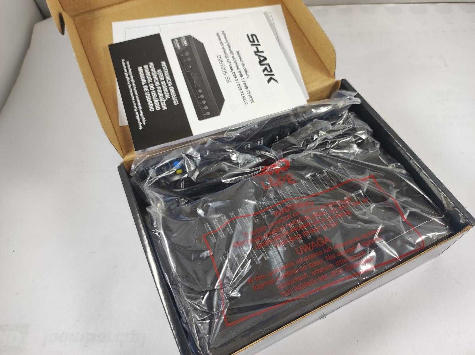 Dekoder DVBT Shark DVBT005-SH Igła! komplet