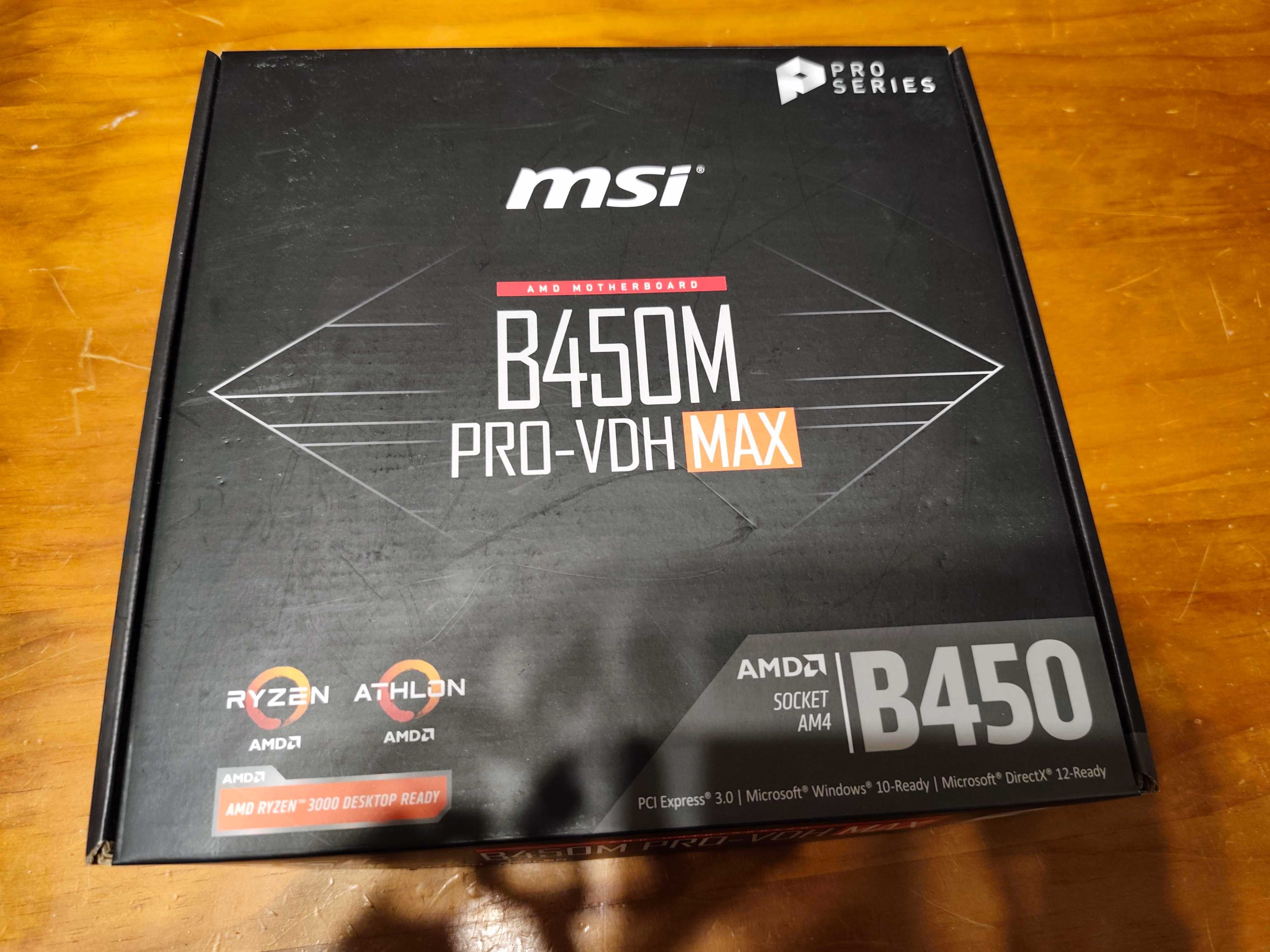 Motherboard MSI B450M PRO-VDH MAX