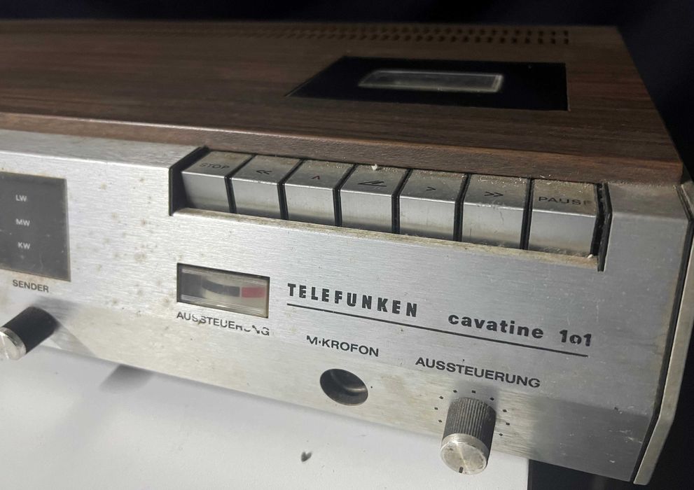 Vintage Aparelhagem Completa Telefunken Cavatine 101