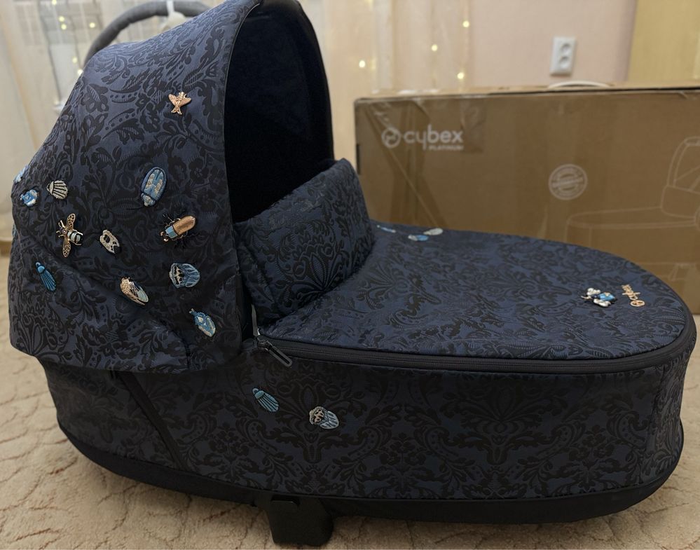 Люлька Cybex Priam Jewels of Nature dark blue
