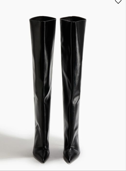 Високі сапоги ботфорти сапоги ботінки h&m