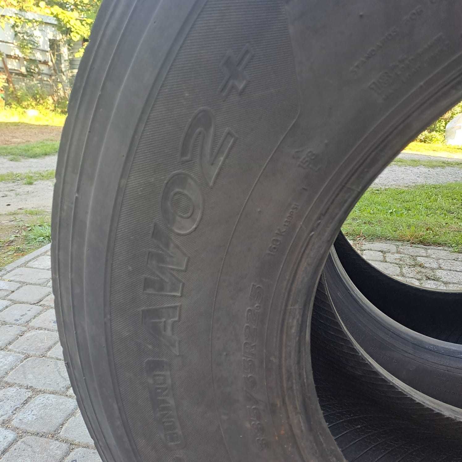 Opona Ciężarowa Używana 385/65R22,5 Hankook AW02+ PRZEDNIA naczepa