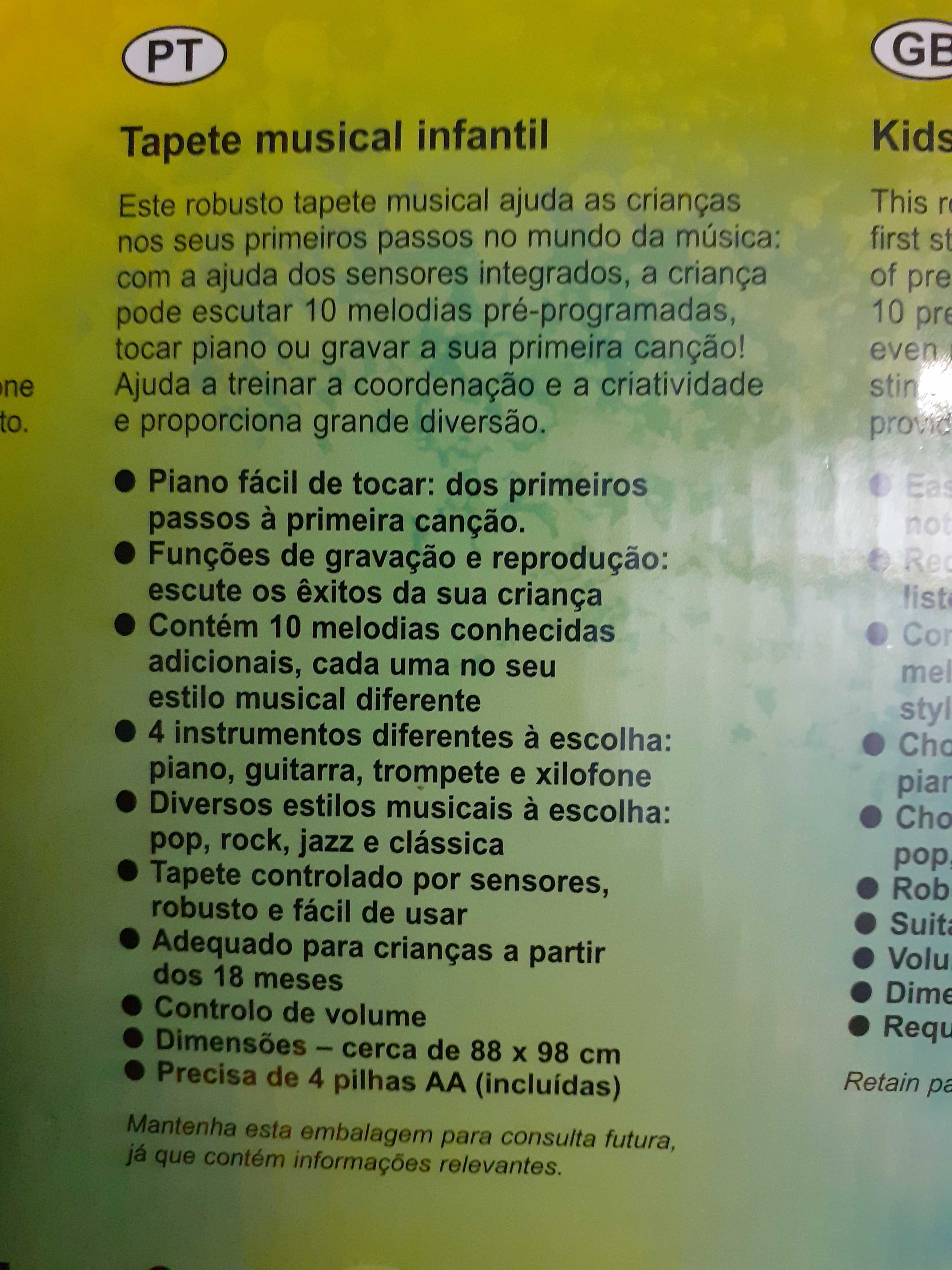 Tapete de música infantil