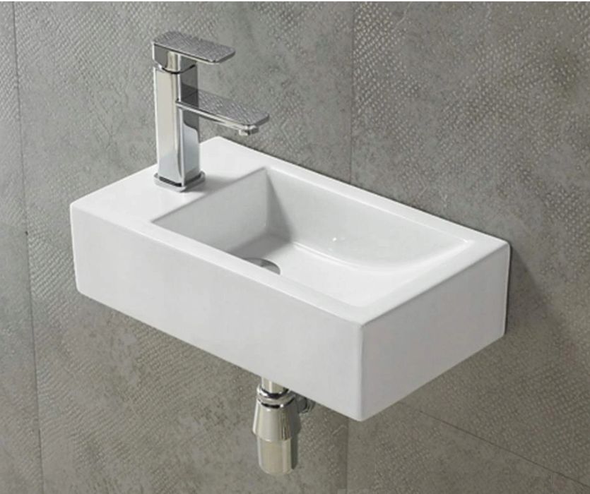 UMYWALKA NABLATOWA lub ŚCIENNA 40x20 cm ceramiczna prawa / lewa