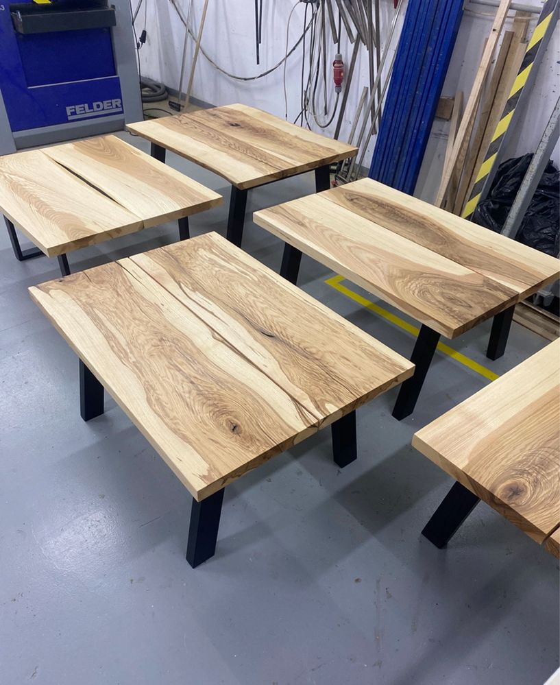 Ławy lite drewno loftowe jesion rustic do wyboru od reki