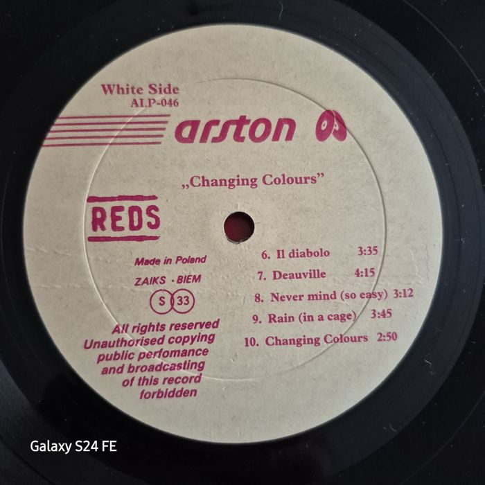 Płyta winylowa/Reds-Changing colours/1989r/Mint