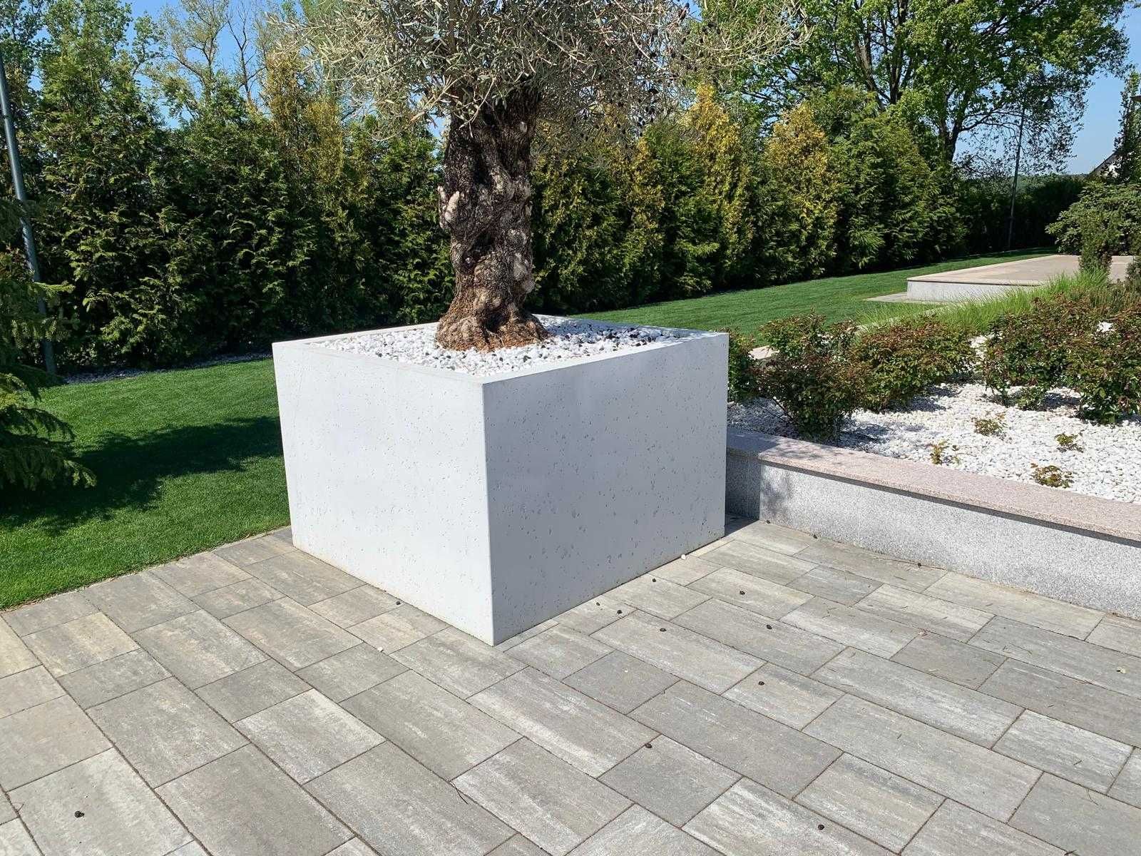 Duża donica betonowa ogrodowa Duże donice ogrodowe betonowe DUŻY WYBÓR