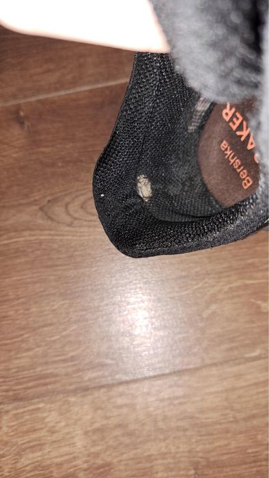 Buty czarne na wysokiej podeszwie