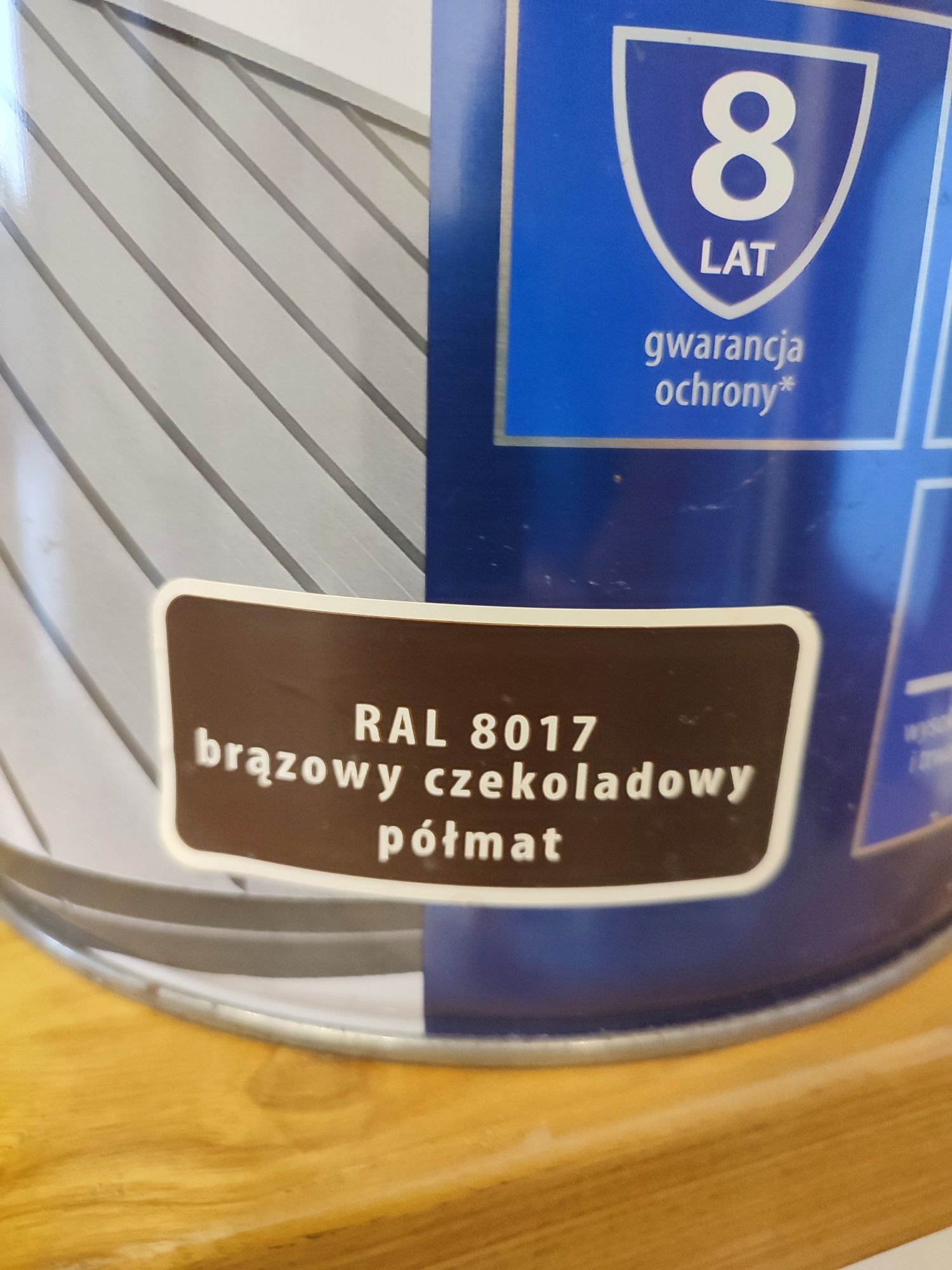 Farba na dach RAFIL Radach 10L Brązowy Czekoladowy RAL 8017 Półmat
