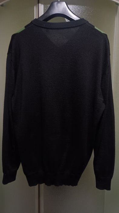 Wöhrl (Woehrl) Niemiecki męski sweter z wełny merynosów, 50% Merino, M
