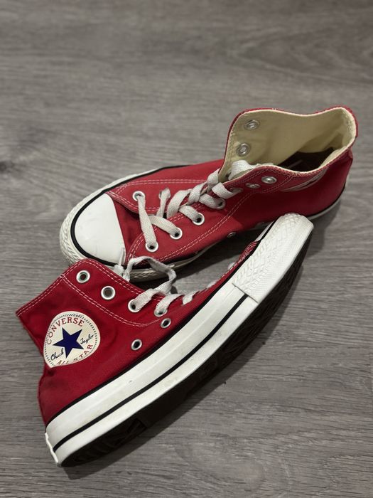 Кеди червоні converse