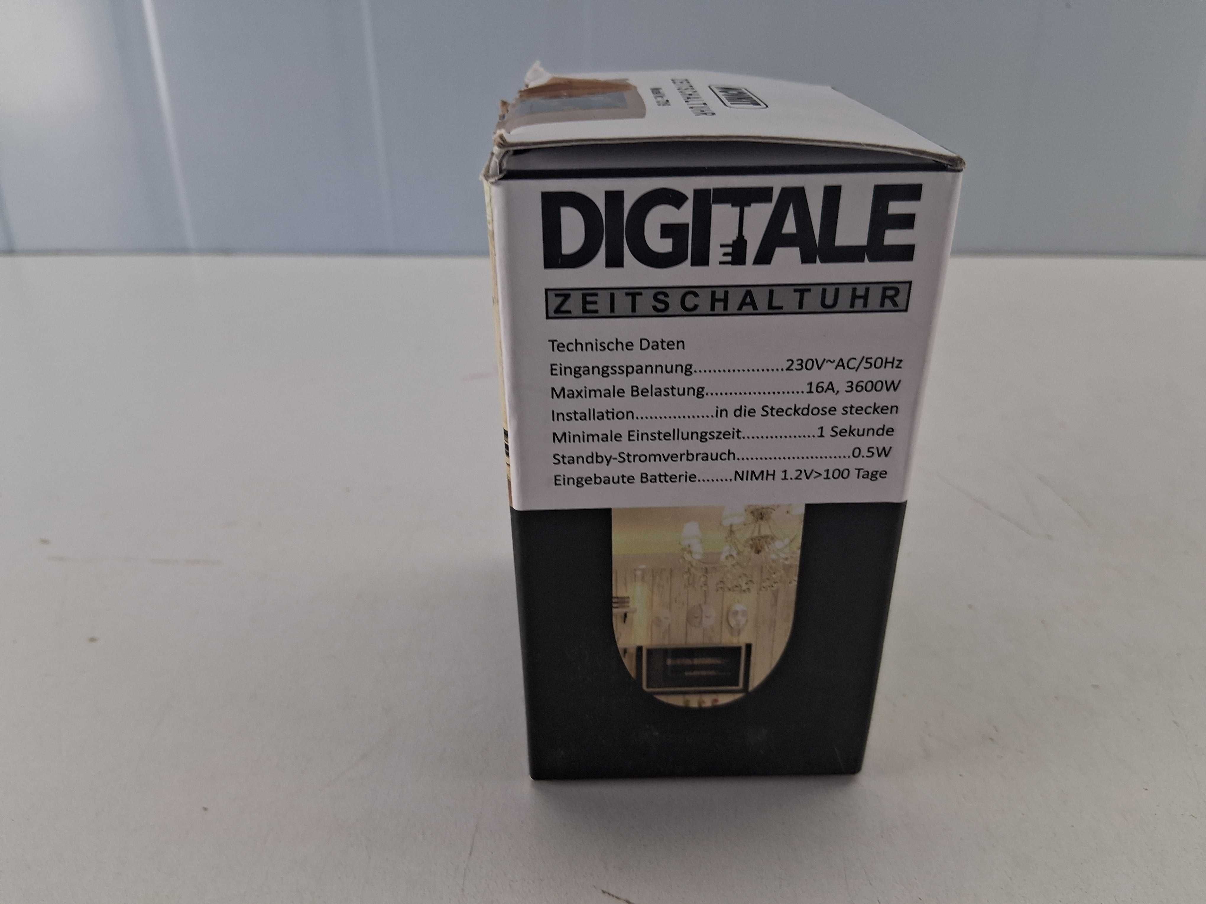 L012 Cyfrowy Programator Czasowy Zegar Tygodniowy Gniazdko T319 NOVKIT