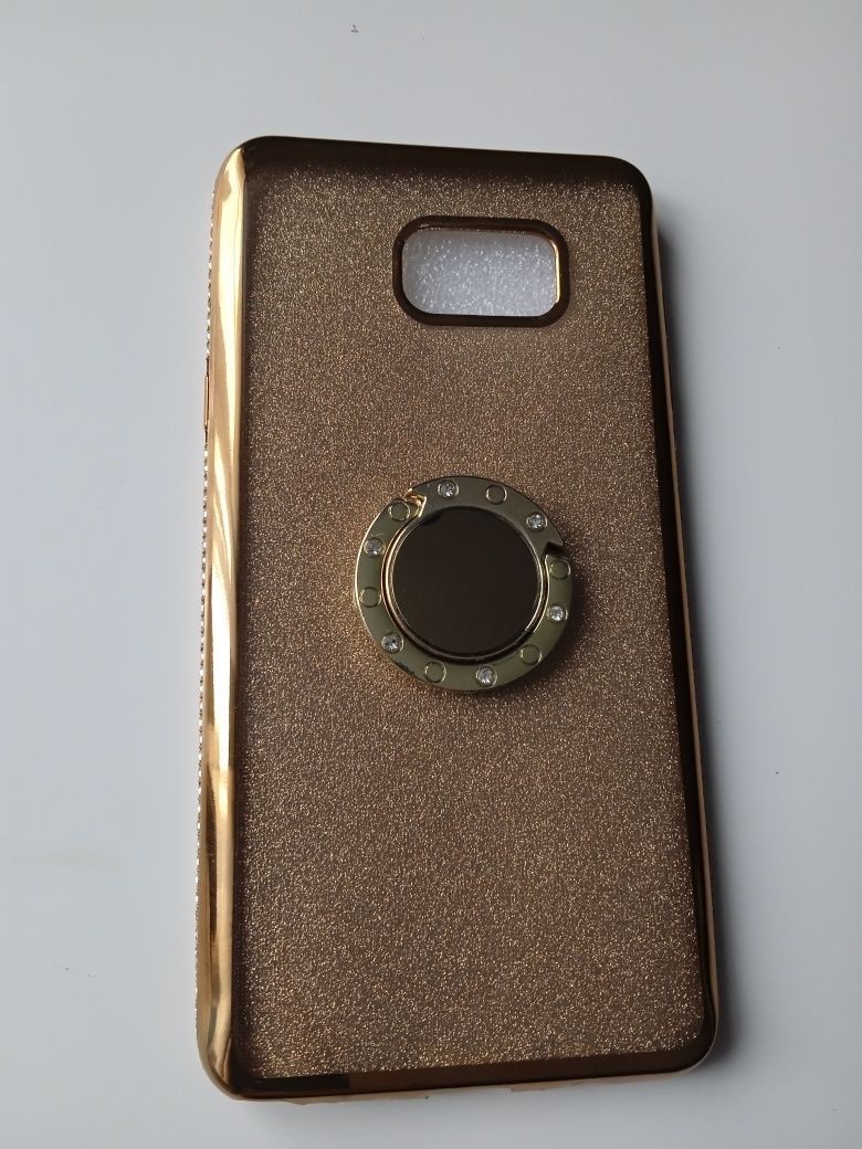 Złote etui z cyrkoniami Samsung Galaxy note 5