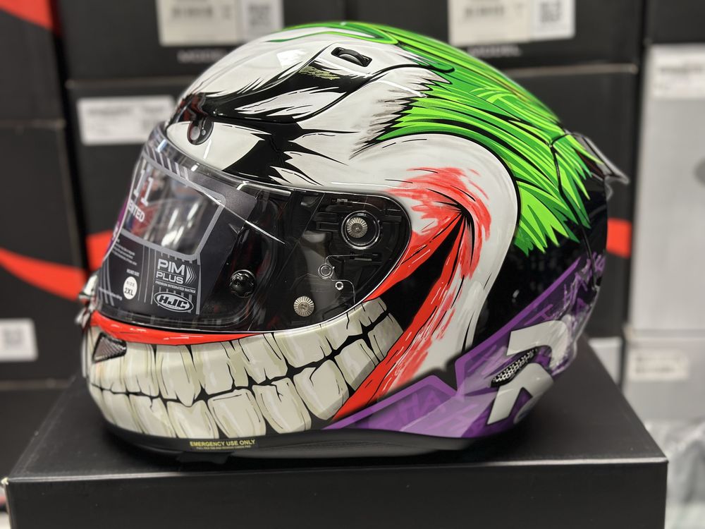 Kask motocyklowy HJC RPHA 11 JOKER DC rozmiar XXL, x2 szyba, Pinlock!