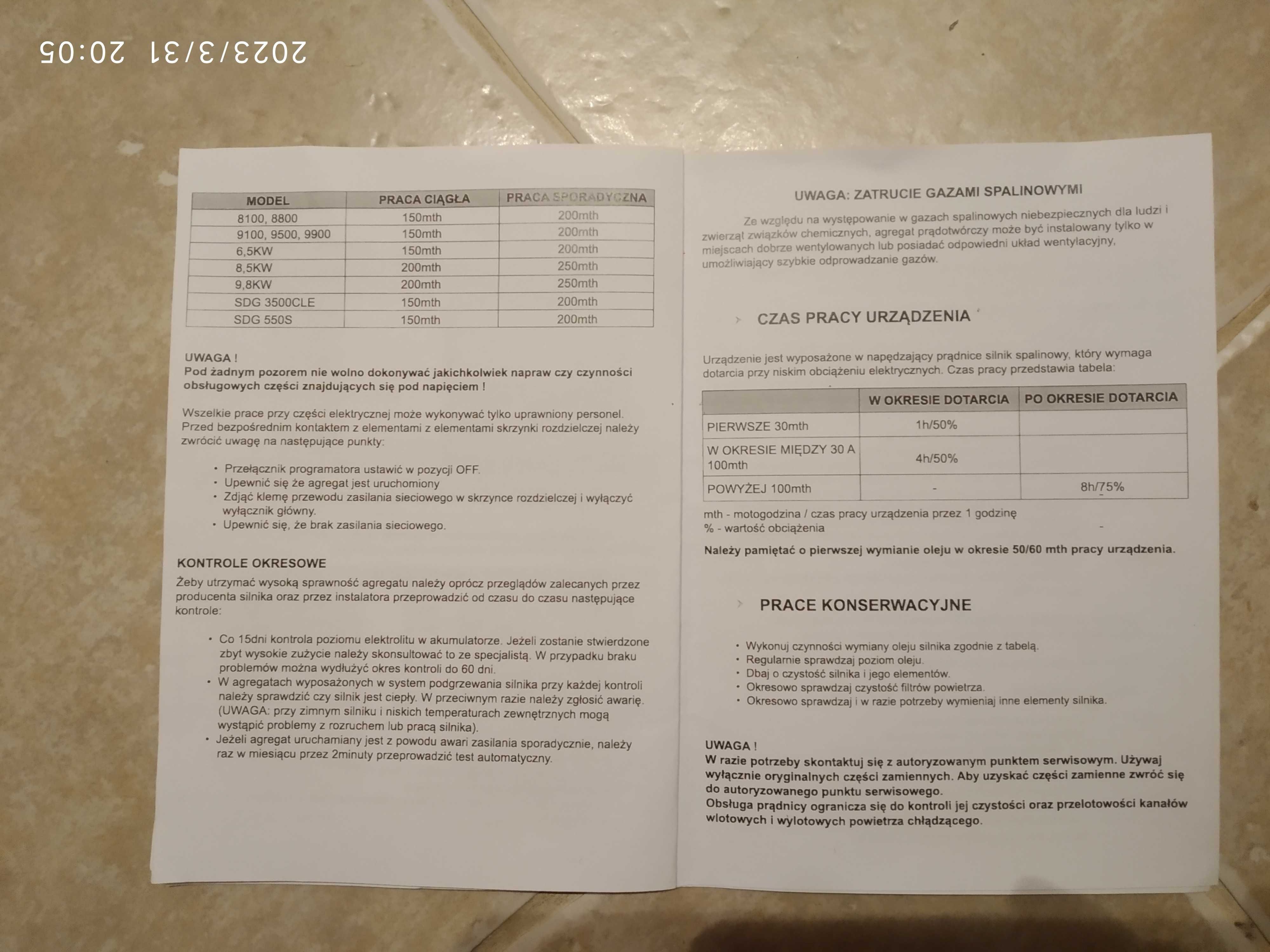 Agregat prądotwórczy