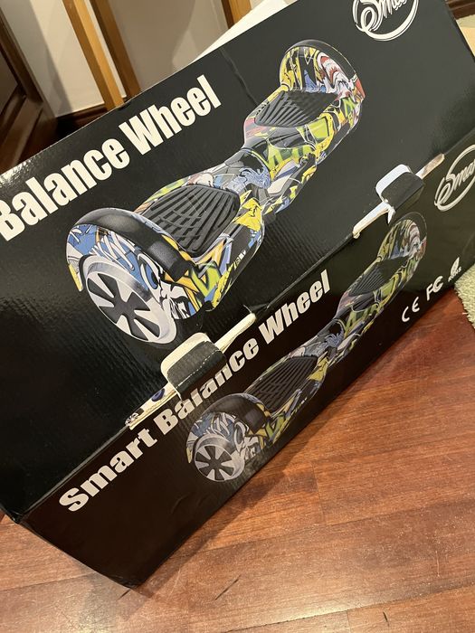 Hoverboard novo 6,5” preto na caixa