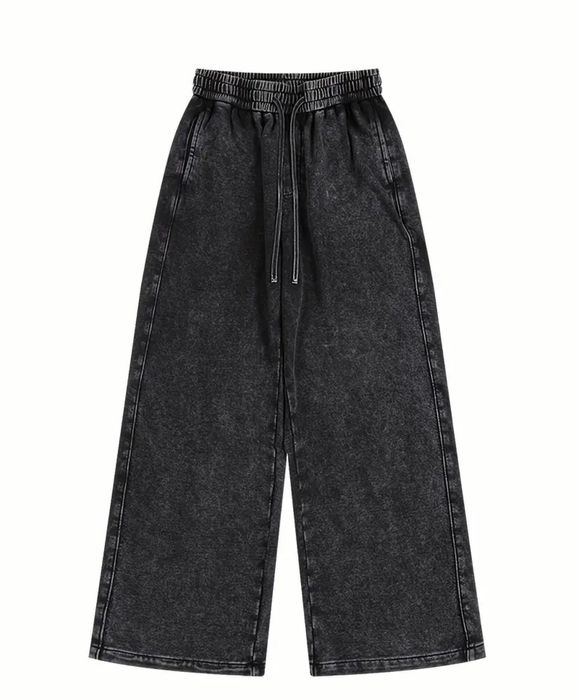 Спортивні штани жіночі ZARA з вареної бавовни джогери-палацо