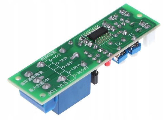 Przekaźnik 12V z układem czasowym 1s-100s 1s-15minut