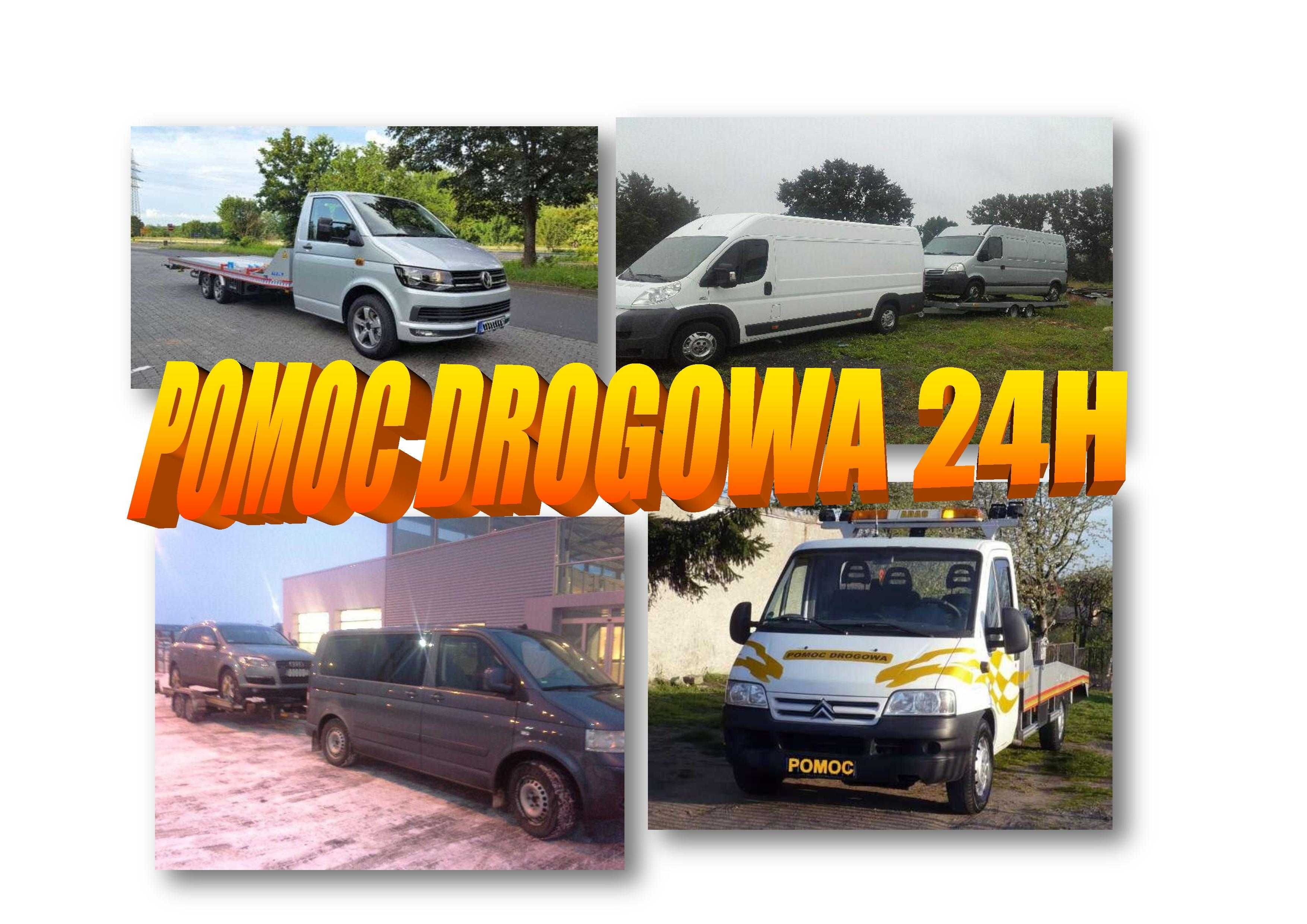 POMOC DROGOWA 24 S3 Laweta Nowe Miasteczko Kożuchów 6os holowanie TANI