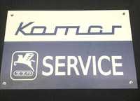 Tablica PRL Komar Service ZZR tablica pcv