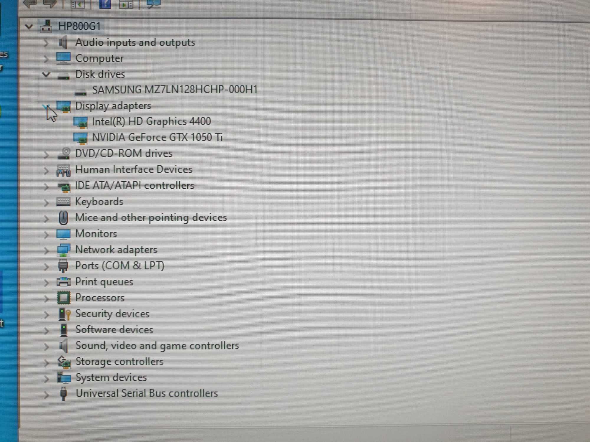 Komputer do gier HP 800 G1 SSD z Geforce 1050ti Low Profile