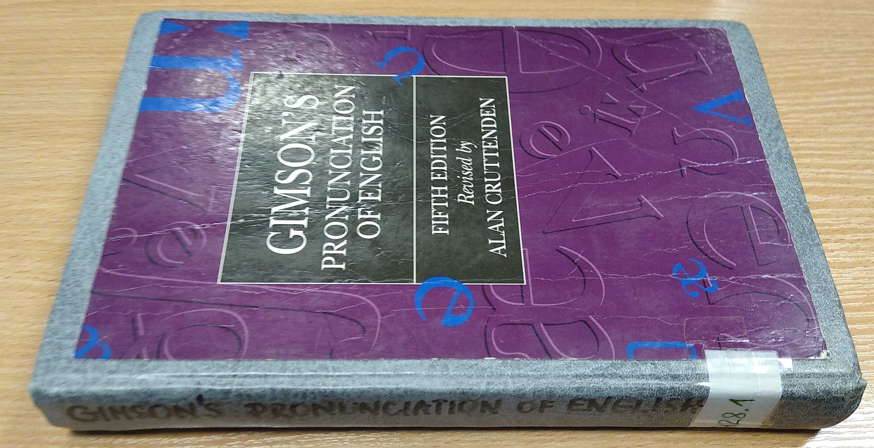 Gimson's pronunciation of English 5th edition TWARDA