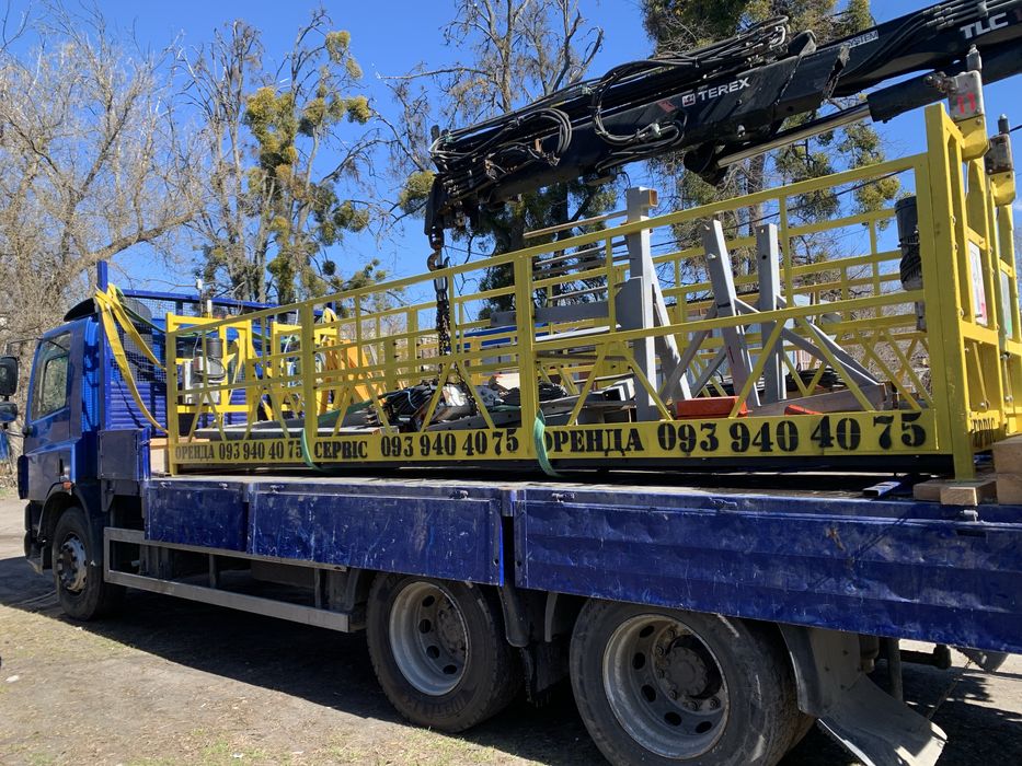 Фасадна люлька, платформа