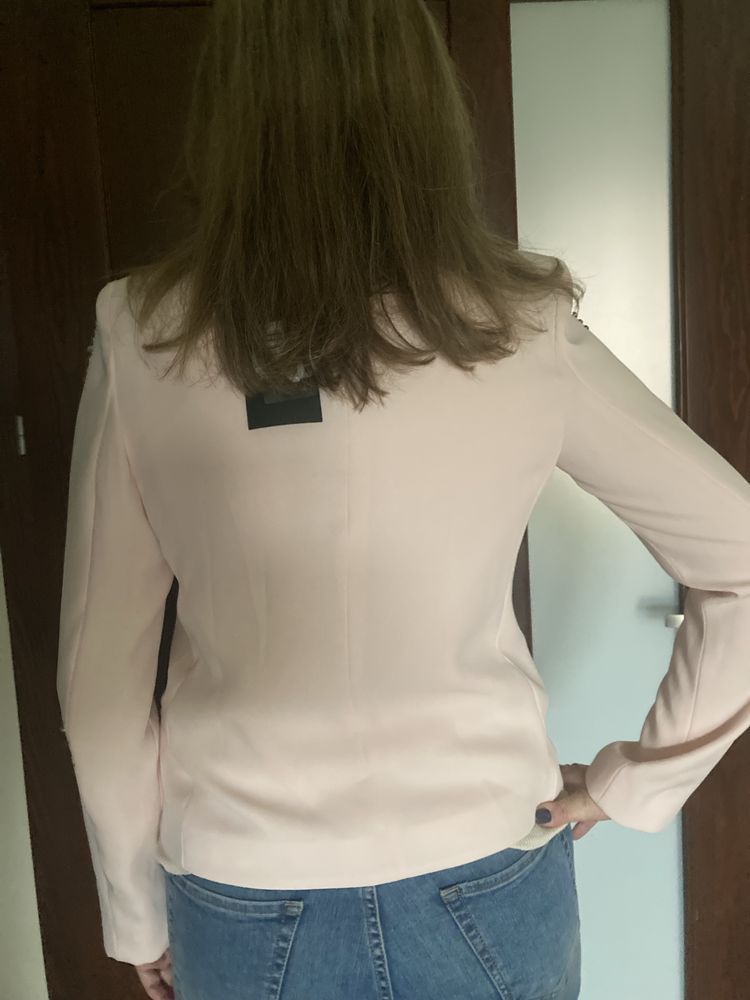Nowa elegancka marynarka pudrowy róż Marciano Guess 38 40 M L komunia