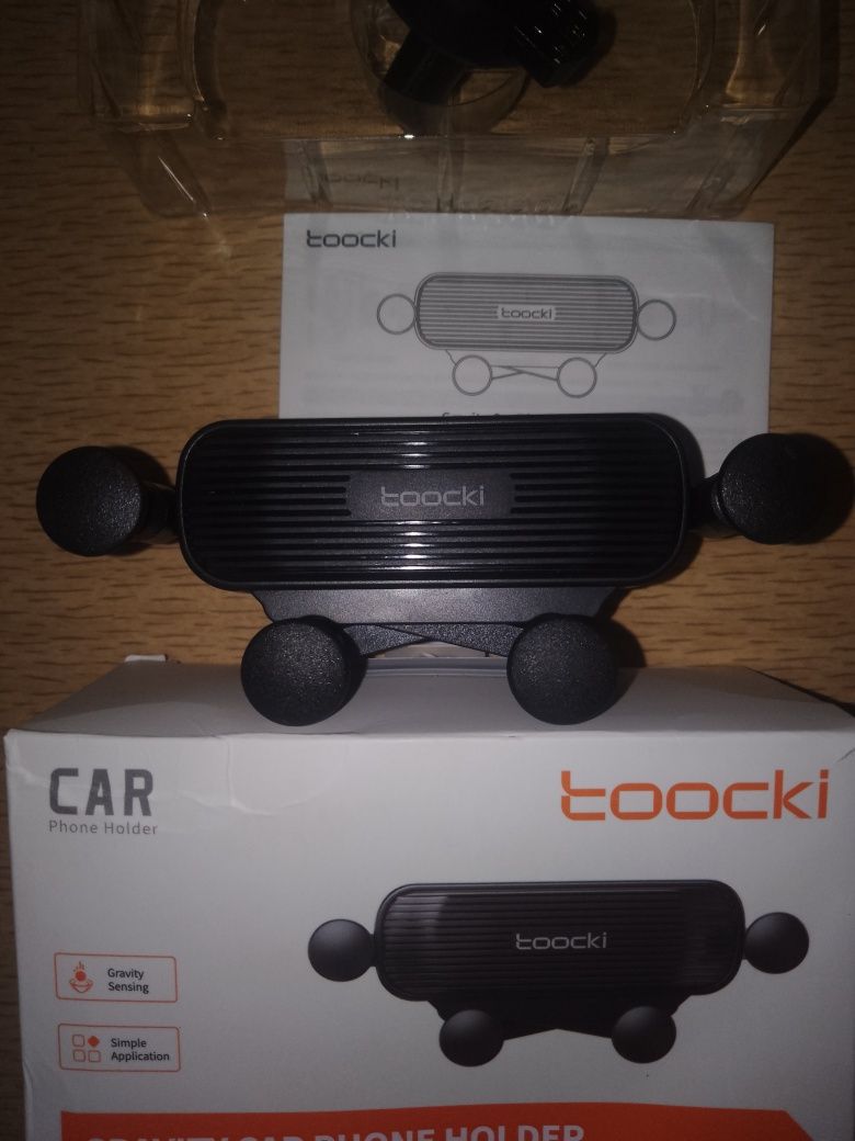 Автомобильный держатель телефона Toocki,  Black