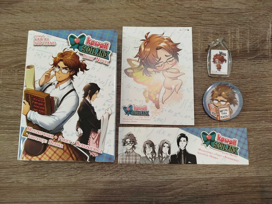 LN Kawaii Scotland tom 1 + dodatki z prenumeraty