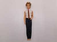Lalka Barbie Mattel Ken biała koszula krawat