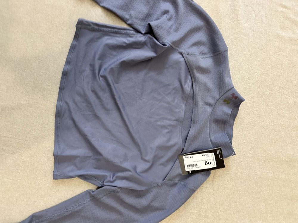 Under Armour Жіночий сірий топ LS Mock Rush Top