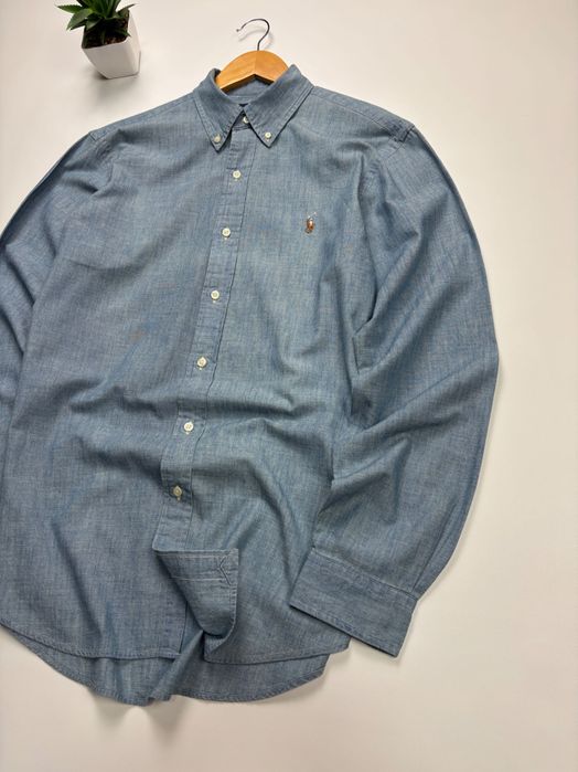 Рубашка Polo Ralph Lauren Custom Fit Denim Shirt оригинал size M