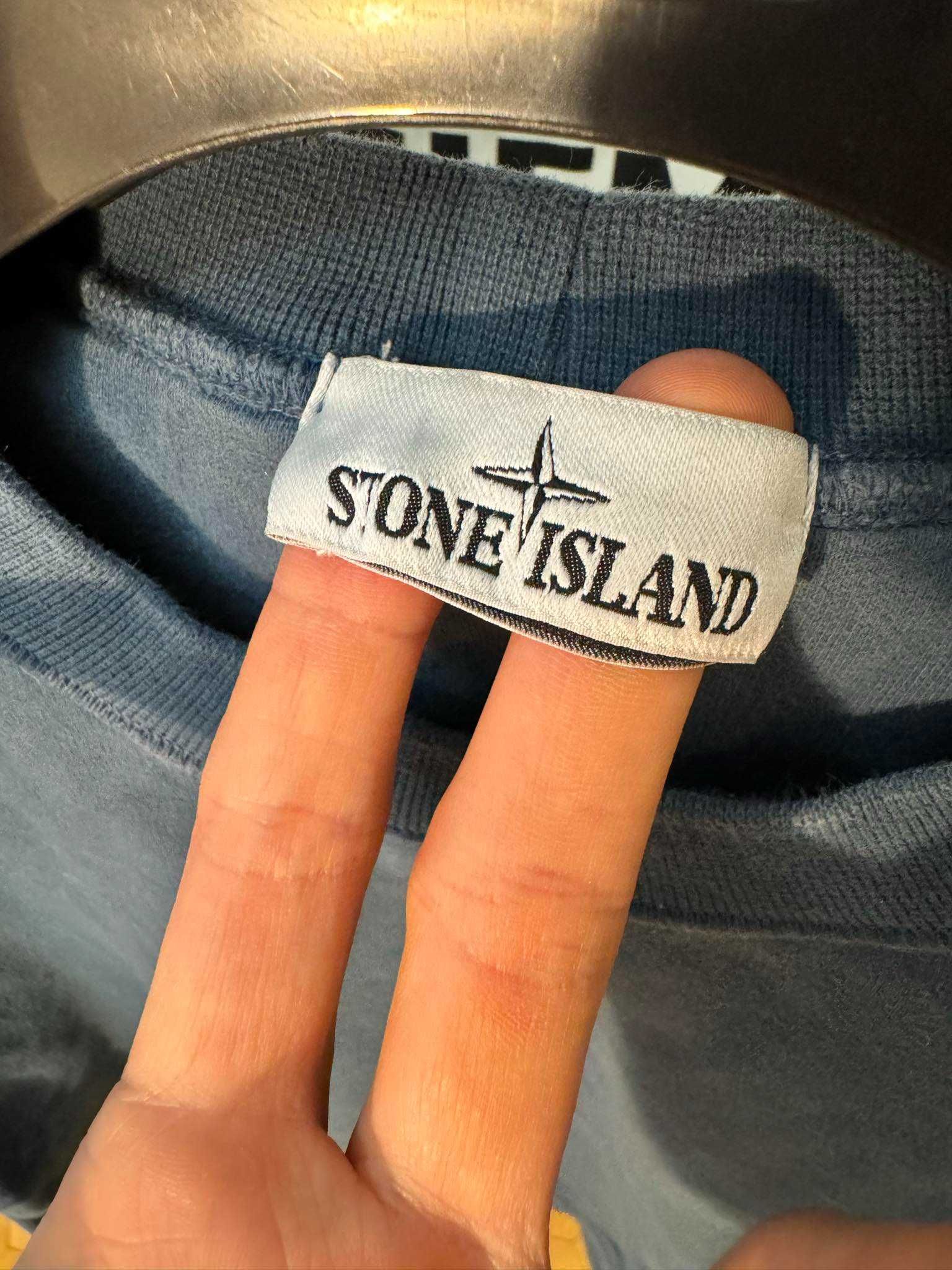 bluza crewneck Stone Island blue M