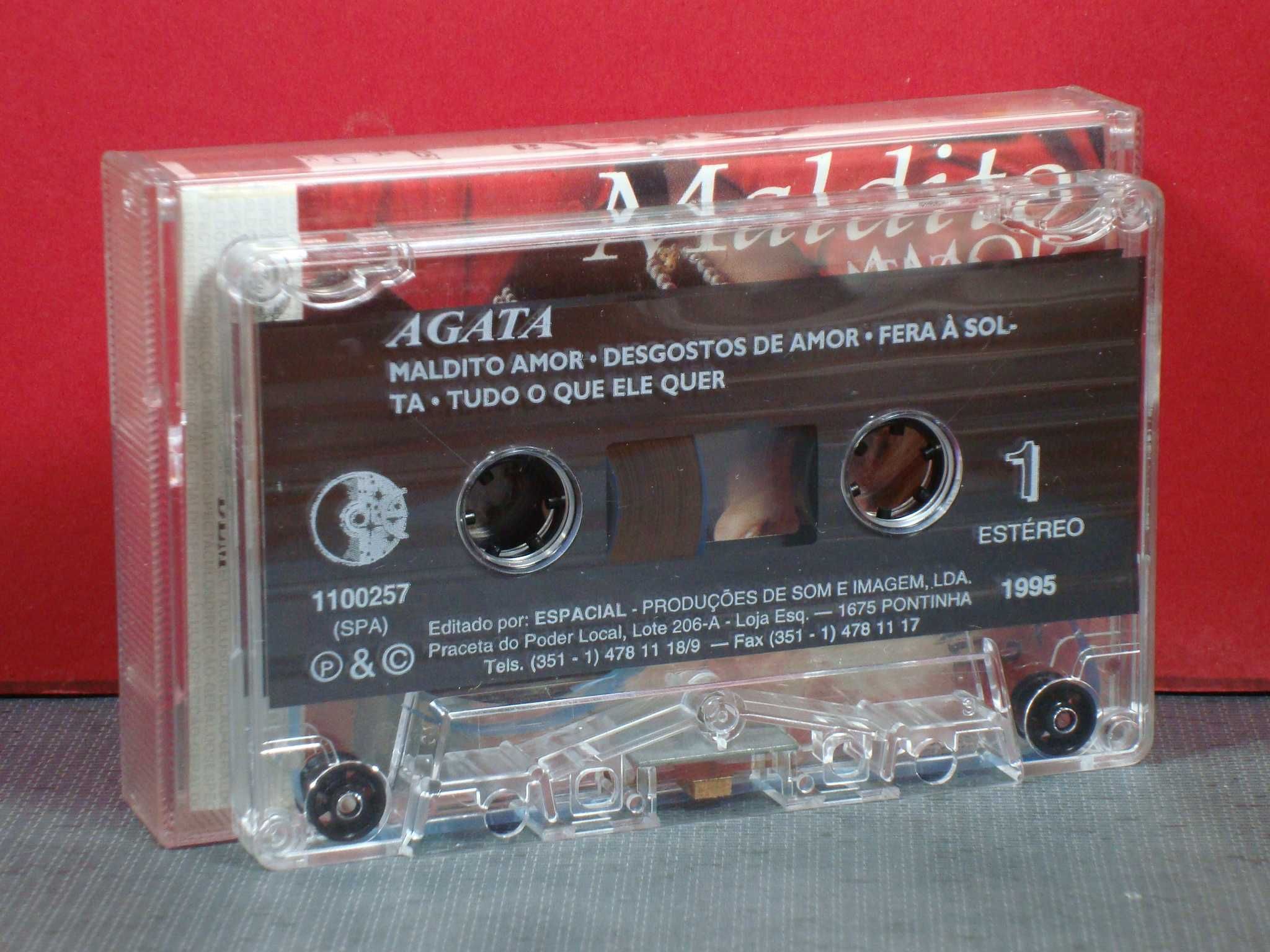 Ágata ‎- Maldito Amor / Cassete / Near Mint
