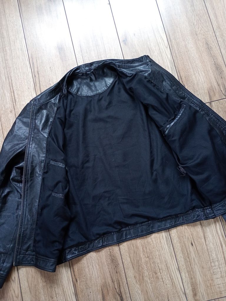 Męska kurtka skórzana XL 180+ miękka skóra