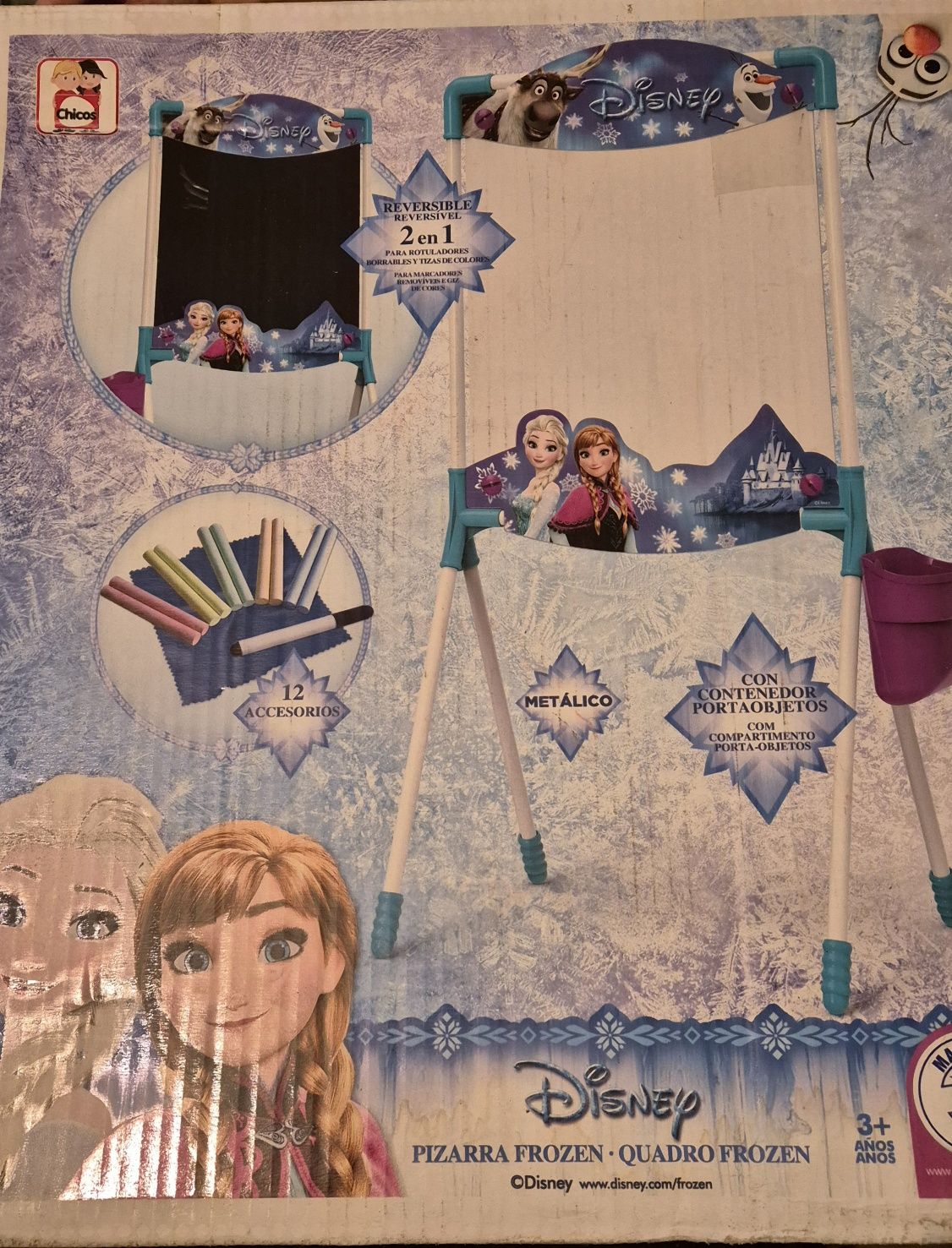 Quadro duplo da Frozen Disney +3 anos
